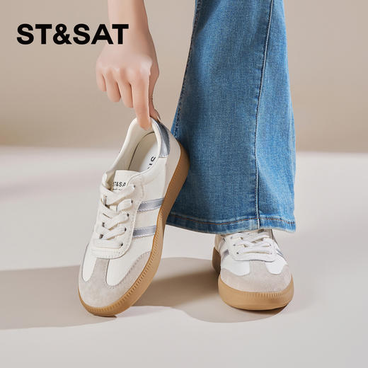 星期六26春新款复古校园风百搭软底德训SSE1112C6Z 商品图9