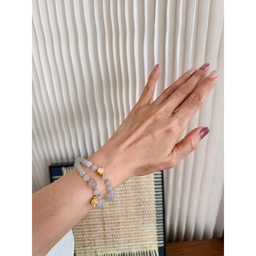 【非质量问题不退换】【贝拉推荐】无尘.清欢 和田玉长串手串 三色系空灵盈润 以玉养人【配有证书】 商品图1