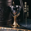 吾蟲-酒杯 蛋托花器 食蛋蛇吞蛋蛇 不锈钢镀18k金个性创意酒具【官方授权】【48小时发货】 商品缩略图0