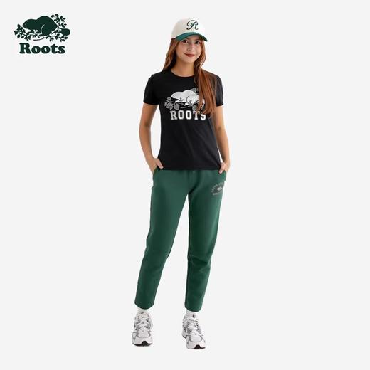 【2件9折】【ROOTS】女式休闲修身短袖T恤 商品图2