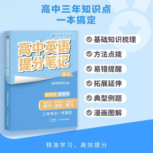 【预售】新版高中提分笔记系列  高中同步知识讲解突破难点培优 商品图8