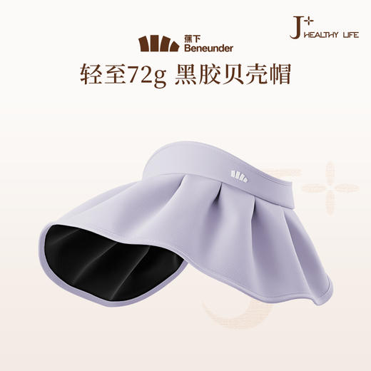 【26春夏新品】蕉下女士轻薄黑胶贝壳防晒帽BM017JJ 商品图1