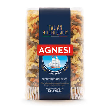 安尼斯三色螺旋意面500g意大利进口传统意面儿童意面螺丝形通心粉拌面 /粮油调味 /意大利面 /传统意面 商品图2