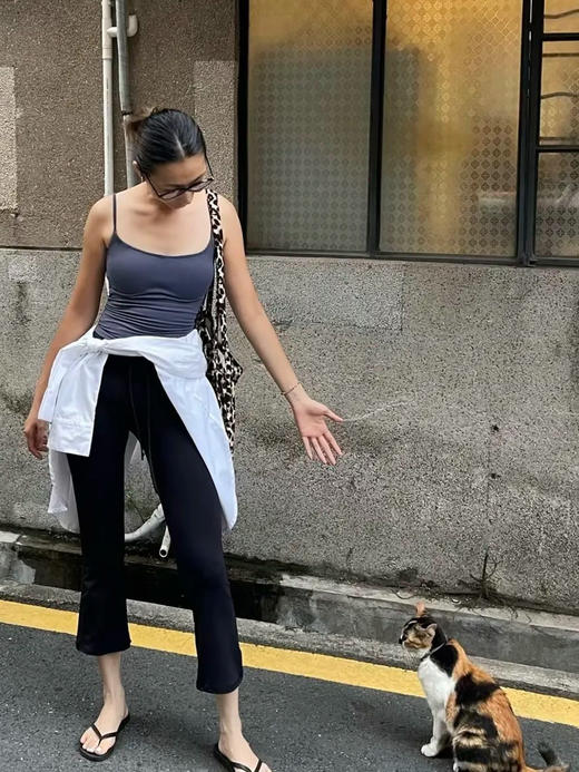 显瘦万搭基本功修腿大师直筒/微喇八分卫裤 商品图5