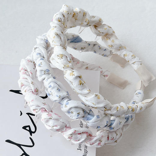 ZY碎花清新齿梳发箍-纪念日百货门店同款169446489 商品图0