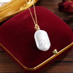 子佩集【冠冕女王】银S925珍珠惜王妃套链【P2063】14.5*20mm镀金巴洛克皇冠镀金2601