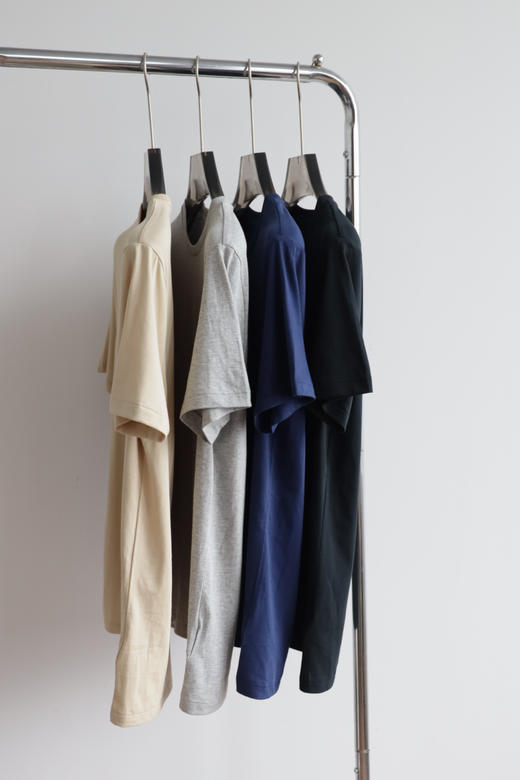 「一件穿四季的经典」R.L 纯色圆领T恤 TX614 商品图6