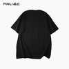 PINLI品立2026夏季新款男士几何图形烫钻圆领落肩短袖T恤上衣潮牌BG262111505 商品缩略图2