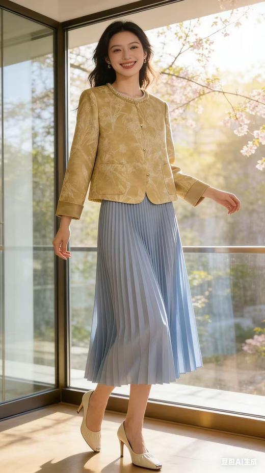 647073小香风款国风外套 商品图5