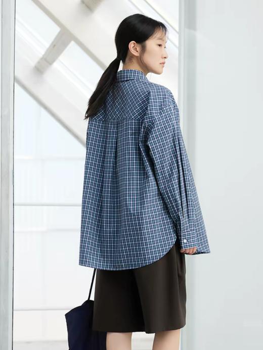 步履不停/6A11304C/复古格纹衬衫 商品图3