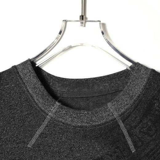 SDSA男装2026新款高贵轻奢韩系扎染简约缝线圆领短袖T恤百搭上衣 商品图2