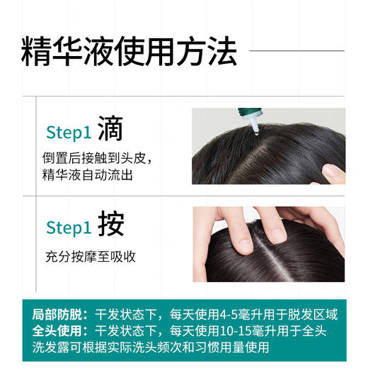 【防脱固发洗发露/精华液】持证防脱！防脱固发控油男女通用温和清洁，富含多肽精华+咖啡因精华，有效护理头皮和发丝，强健发根，减少脱发ZH 商品图4