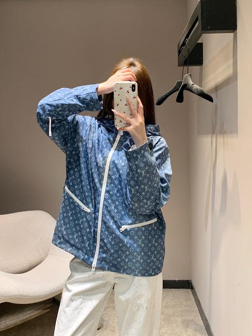 驴家 26Ss早春新款 老花印花连帽风衣外套（MM） 商品图6