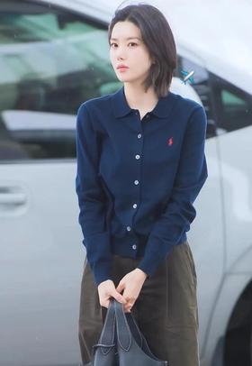 RL翻领针织开衫POLO开衫原版原单