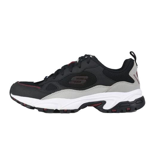 Skechers斯凯奇 男复古慢跑鞋 51706-BKGY 商品图0