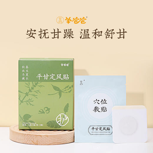 新品【平甘定风贴】草本外用 温和舒甘 居家常备 商品图1