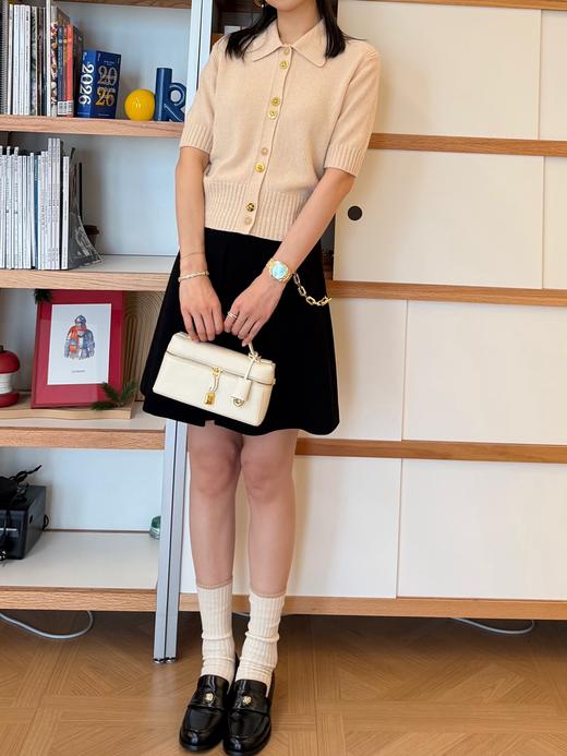 驴家 26Ss杏色短袖针织开衫 （MM） 商品图1