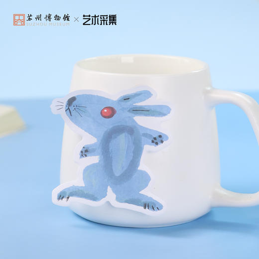 苏州博物馆 黄永玉特展周边 便利贴组合装（蓝兔+读书兔） 商品图4