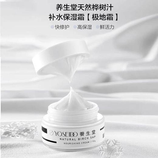 养生堂天然桦树汁补水保湿霜 商品图2