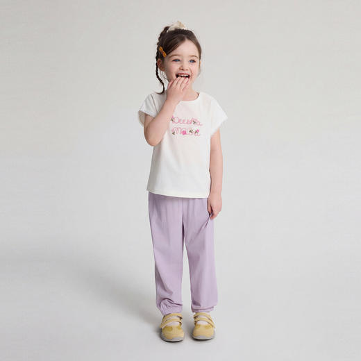 笛莎Deesha 2026年夏季新款小童女童图案TT恤 商品图2