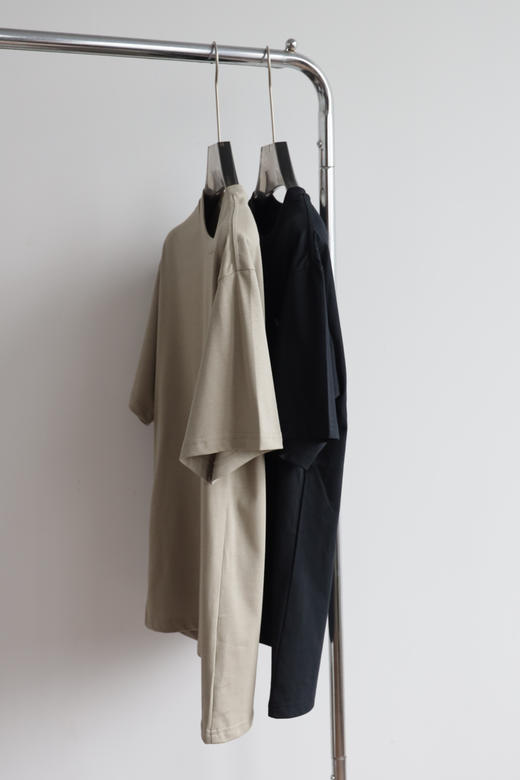 ⑧伯经典刺绣字母宽松短袖T恤 TX613 商品图4