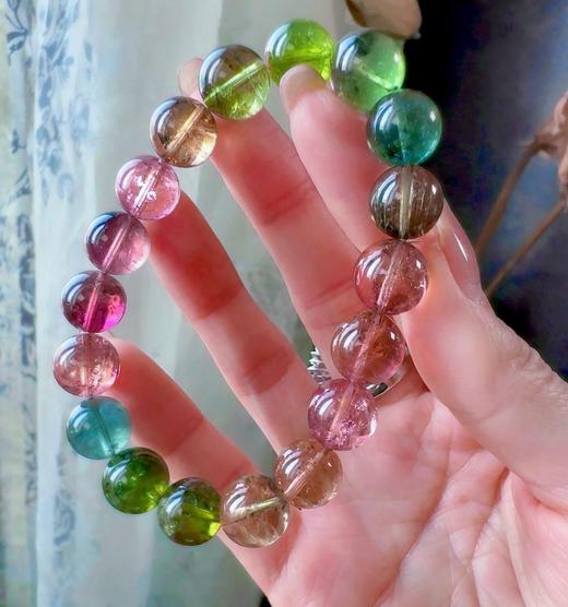 11.3mm彩虹碧玺手串 商品图7