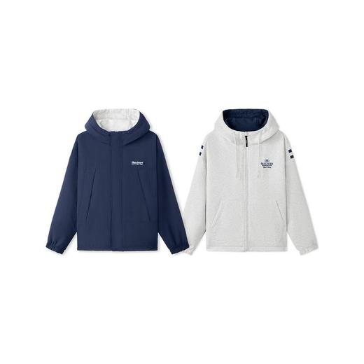 Skechers斯凯奇 男双面穿裥棉外套 L125M009-0248 商品图0