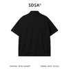 SDSA男装2026新款轻奢韩版半拉链立领短袖T恤百搭下摆松紧设计 商品缩略图1