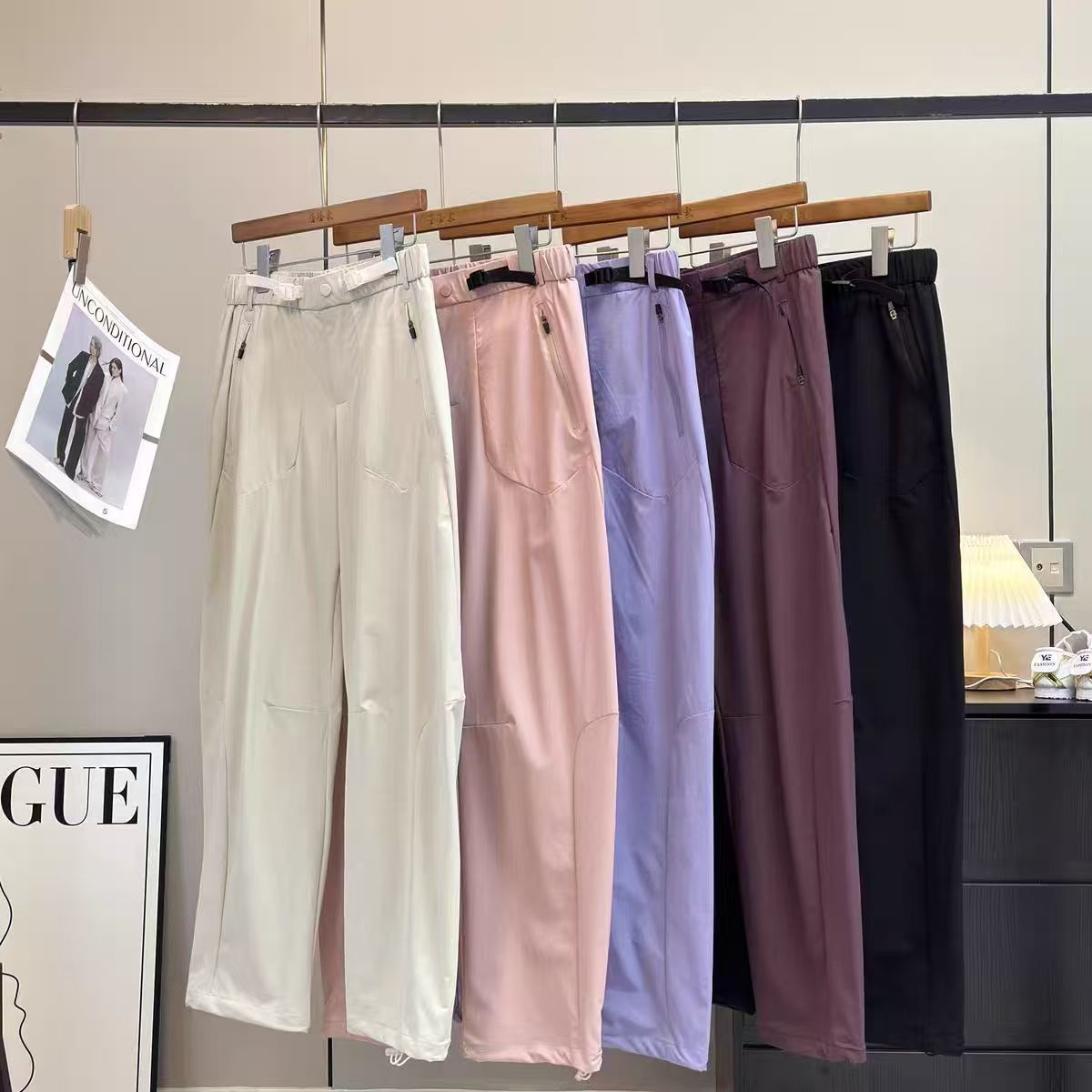 Schenvega情侣休闲软壳裤 户外舒适 出片 防污 防风 防水 抗皱 耐磨