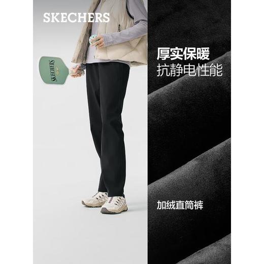 Skechers斯凯奇 女梭织长裤 P425W245-0018 商品图2