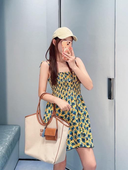 缪缪 26Ss春夏新款 向日葵黄碎花吊带连衣裙（MM） 商品图10