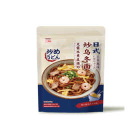 【Q弹劲道 60秒速享美味】三个樱桃日式炒乌冬面420g*4袋