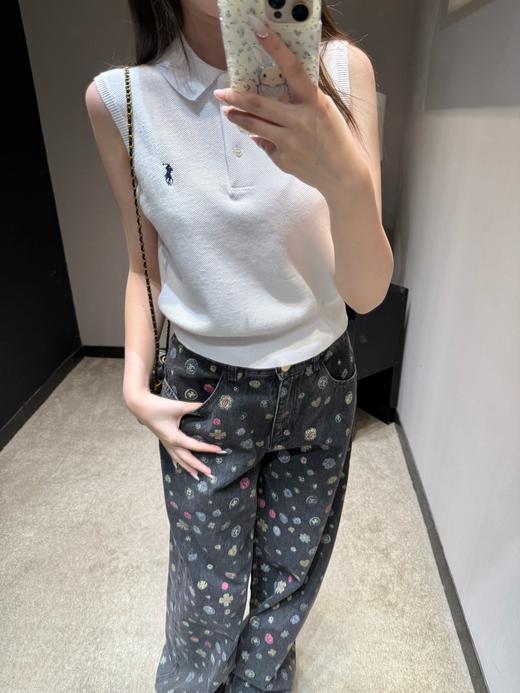 拉夫劳伦 26SS春夏新款 无袖套头翻领polo针织背心（MM） 商品图5