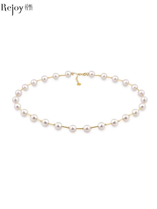 【挚友限定】18k金akoya珍珠项链 7.5-8mm 商品图0