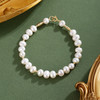 子佩集【柔光女神】珍珠惜王妃手链【ZZSL014】5.8*7mm珠镀金管2601 商品缩略图0