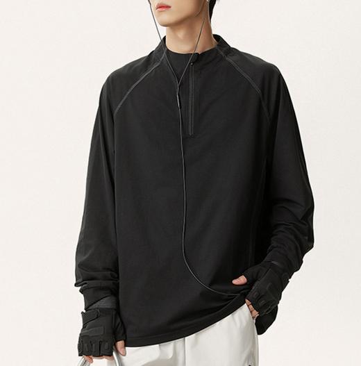 【NICESELF 都市运动户外速干长T恤】【NICESELF  春季半拉链立领卫衣男女款】吸湿速干｜光子抗菌｜UPF100+防紫外线｜注入全天候清爽保障 商品图4
