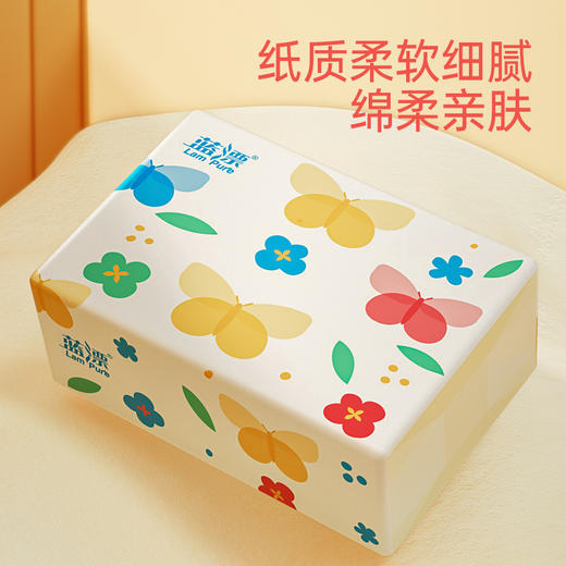 蓝漂 天府韵系列小号抽纸4层168张竹浆本色16包 LP-24379 商品图4