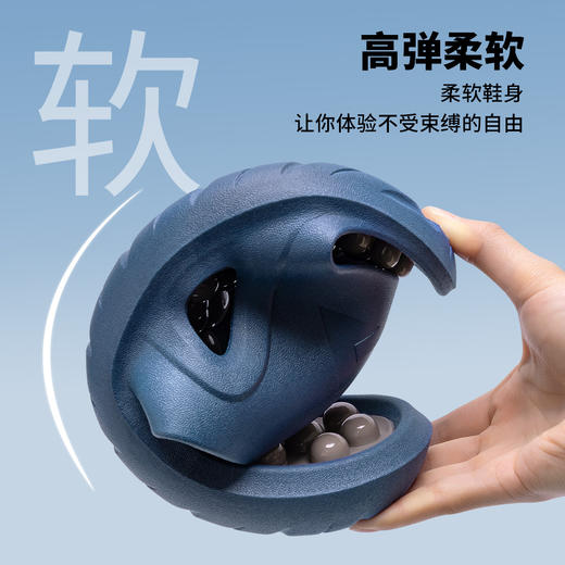 球球按摩凉拖男家居脚底穴位浴室洗澡防滑指压板足疗凉拖鞋女夏季 商品图3