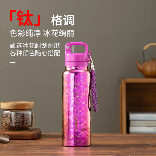 TOWER 纯钛速开杯黑色500mL T865048 商品图3