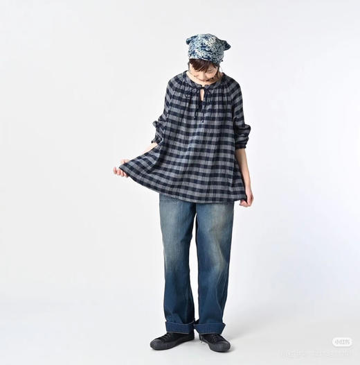 【秒杀价已调 直接拍】45R 定织定染 松软二重织 久洗不变形 格纹小衫 商品图10