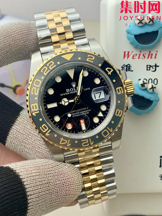 VS配重版 劳力士格林尼治型 GMT格林尼治 V3升级版 VS配重间金皮蛋圈 重量160克+ 男士腕表 丹东3285一体机 震撼登场 商品图1