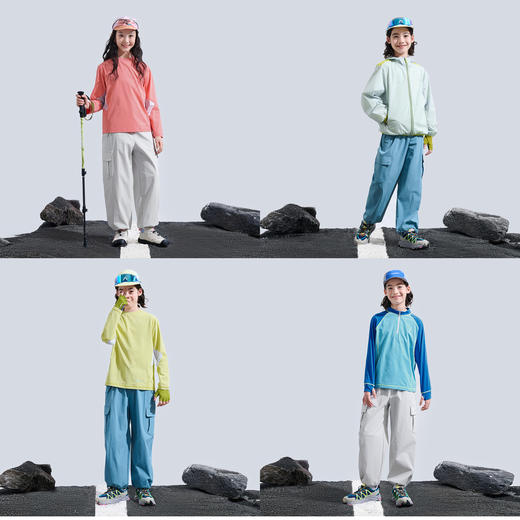 【代发】绿标童装酷感随型长裤儿童裤子休闲裤 商品图4