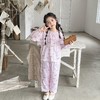 其其宝宝儿童睡衣宝宝纯棉云纱春季开衫家居服男女童卡通套装中小童空调服73-160★娃娃优选 商品缩略图1