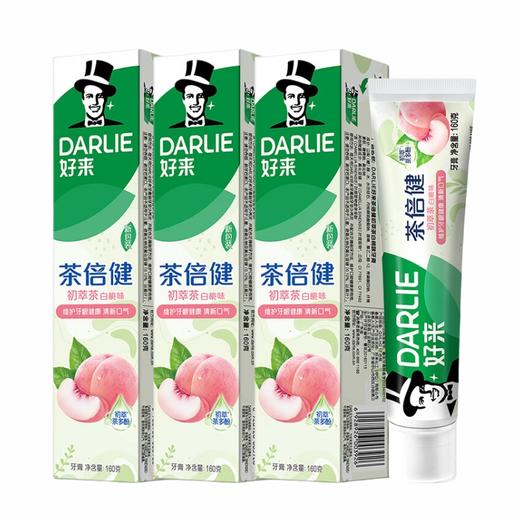 好来 茶倍健初萃茶白桃味牙膏160g*3支 CR-160BT3S 商品图0