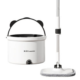 美添乐 拖把家用一拖净免手洗净污分离旋转拖把（3布+清洁片） 6949555005341