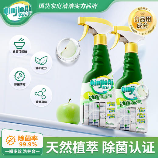 芊洁净 冰箱清洁剂（2瓶装+1泵头）500g*2 6973025871037-2 商品图2