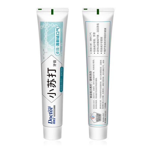 牙博士 小苏打卓效清新袪口气牙膏120g*3 6924431415254-3 商品图0