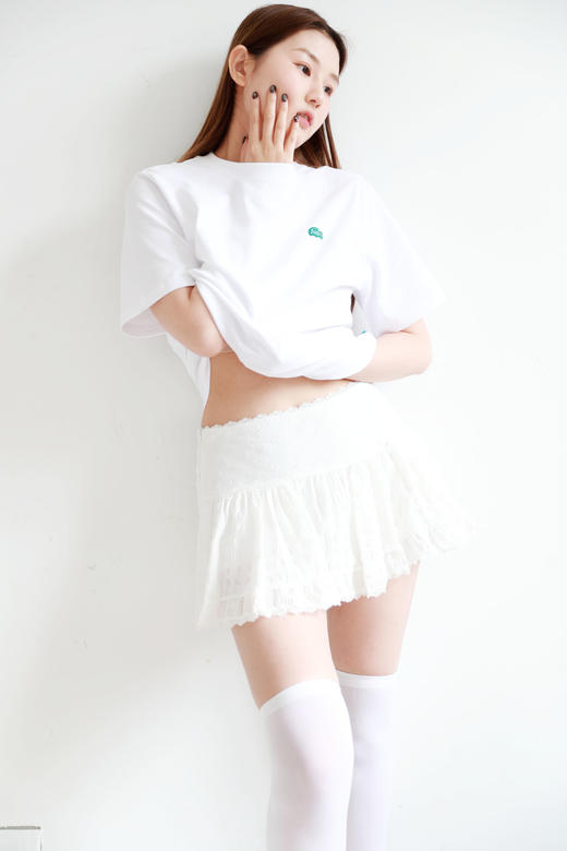 三色齐发！！胸口小标刺绣，复古美式正肩设计情侣圆领t恤E032666 商品图0