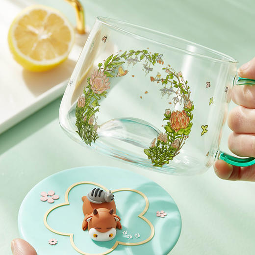 共禾京品 春田花花萌趣玻璃杯 ZFWACOM210001 商品图2