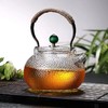 茶的故事丨铜把提梁壶 玻璃壶 锤纹玻璃 带过滤圈 700ml（因批次不同，壶钮的造型有所差异） 商品缩略图4